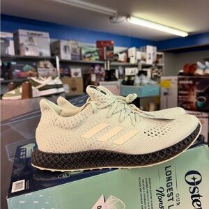 Adidas  Men’s Futurecraft 4D 'Linen Green Carbon' Size 10.5 New without Box!!